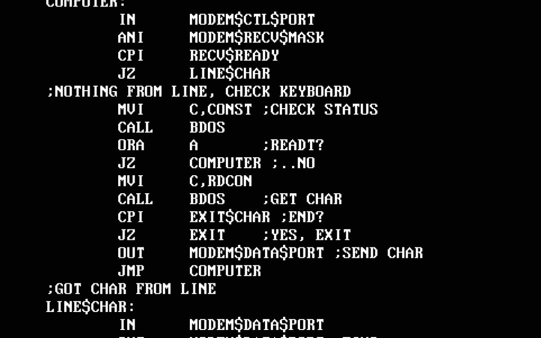 XMODEM: Computing and Community by Telephone Line